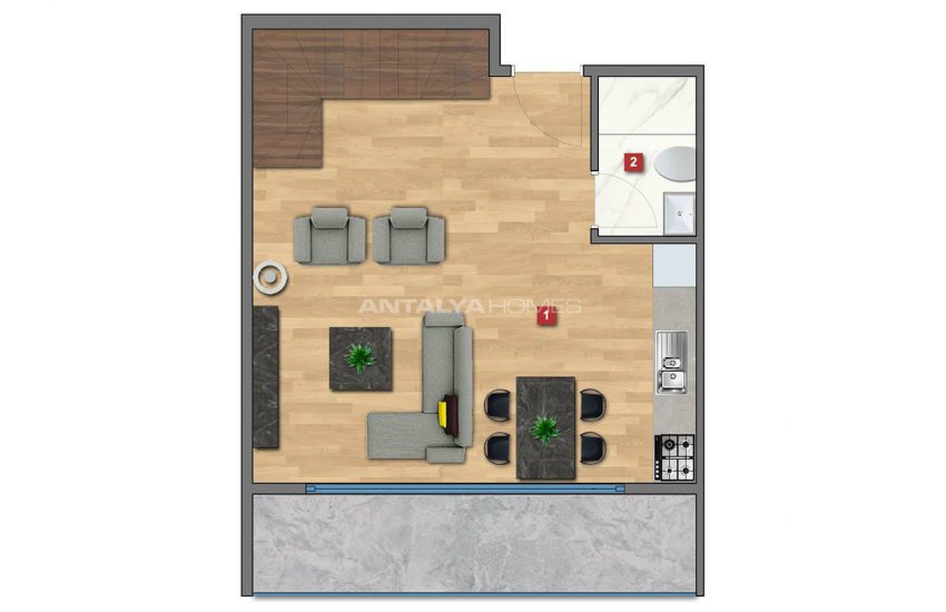 Luxury Apartments with Nature View in Oba Alanya 46