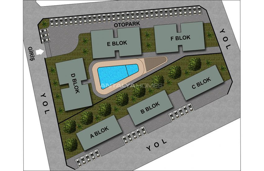 Luxury Apartments with Nature View in Oba Alanya 50