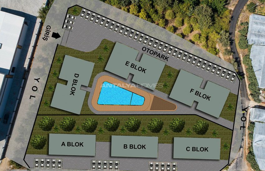 Luxury Apartments with Nature View in Oba Alanya 51