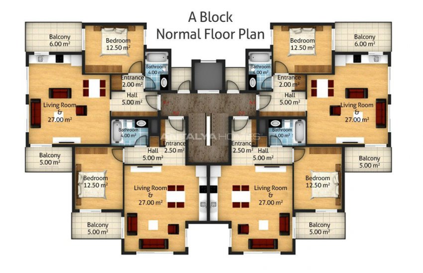عقار فخم في موقع مفضل في كونيالتي انطاليا 36