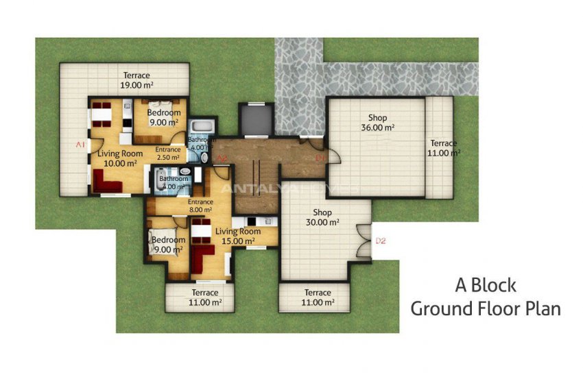 عقار فخم في موقع مفضل في كونيالتي انطاليا 35