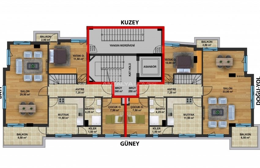 Varlık Mahallesi'nde Akıllı Ev Sistemli Satılık Daireler 8