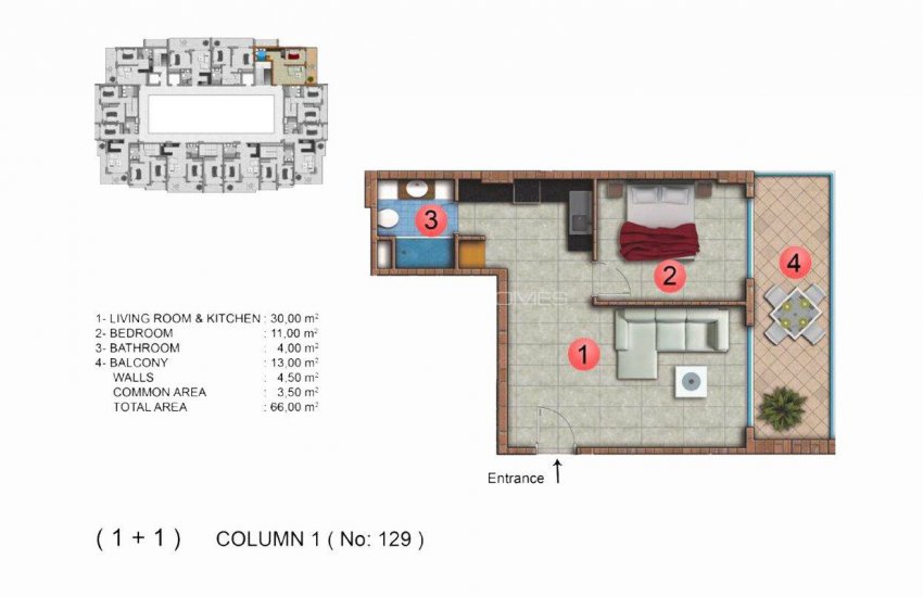 Modernly Designed Seafront Apartments in Alanya Mahmutlar 42