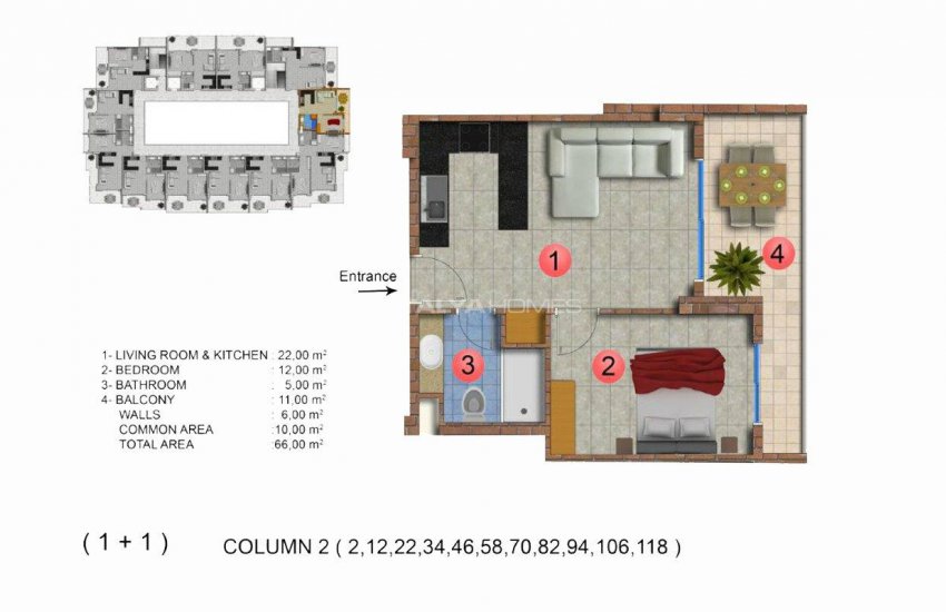 Modernly Designed Seafront Apartments in Alanya Mahmutlar 31