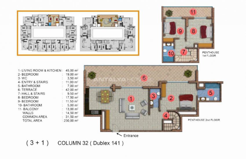 Modernly Designed Seafront Apartments in Alanya Mahmutlar 49