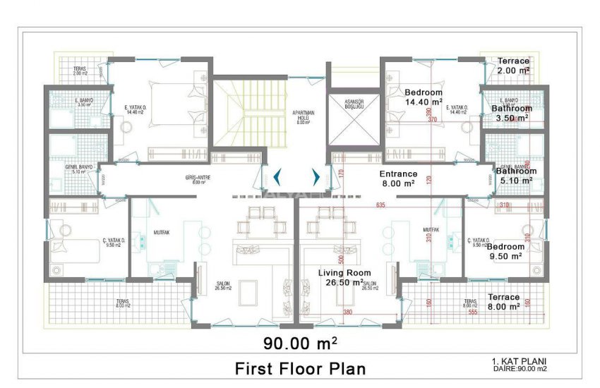 Купить Совершенно Новые Квартиры в Белеке 38