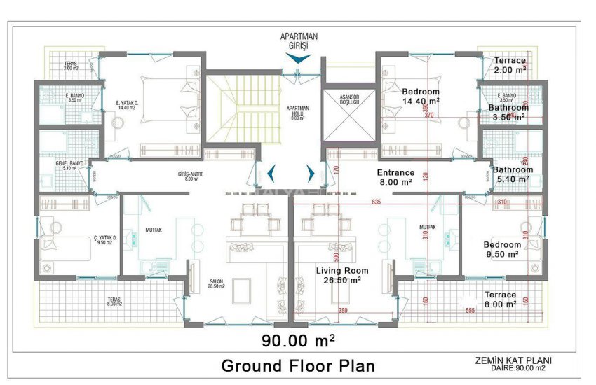Купить Совершенно Новые Квартиры в Белеке 37