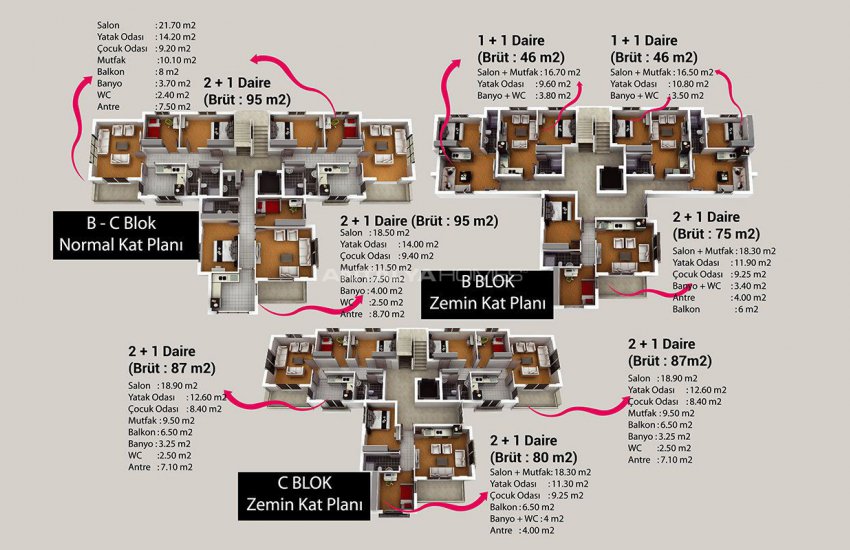 Luxury Apartments in a Desirable Location of Antalya 38