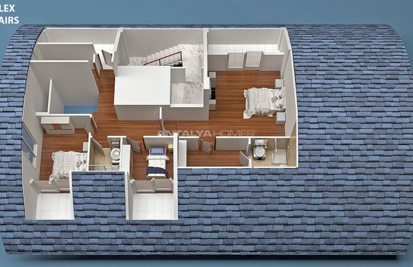 املاک بسیار با کیفیت نزدیک به ساحل در آلانیا 15