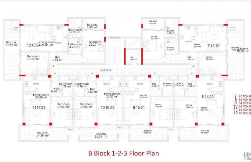 Kargıcak Merkezde Deniz Manzaralı Satılık Daireler 30