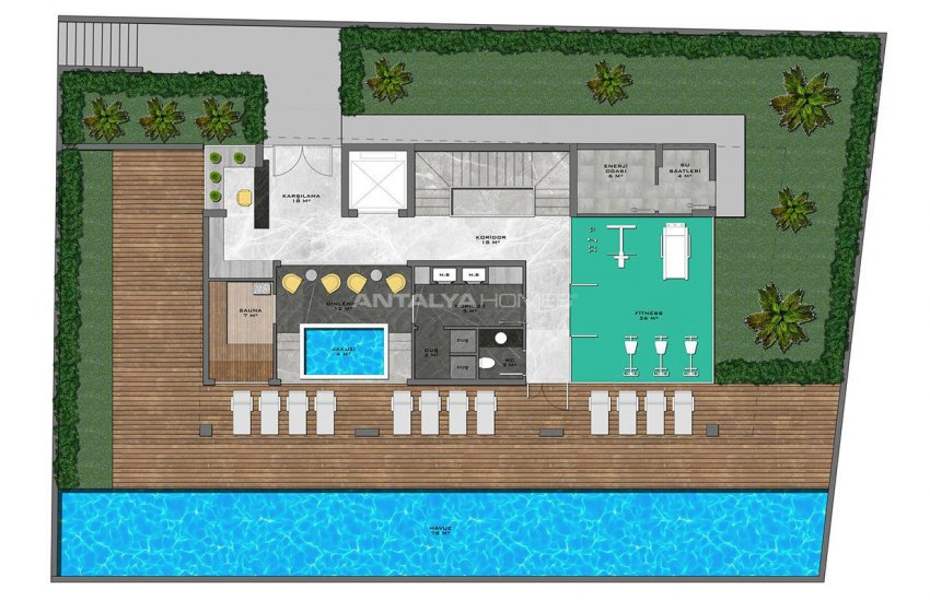 Centrally Located Alanya Apartments in the Boutique Project 14