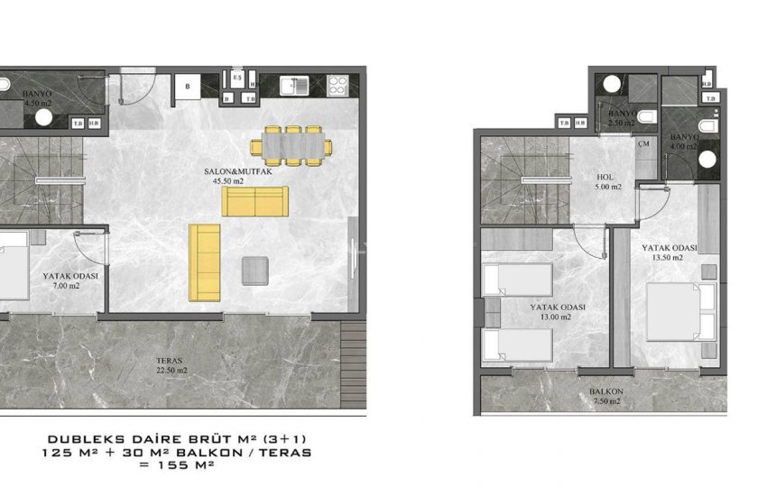 First-class Flats with Sea View in Alanya Mahmutlar 28