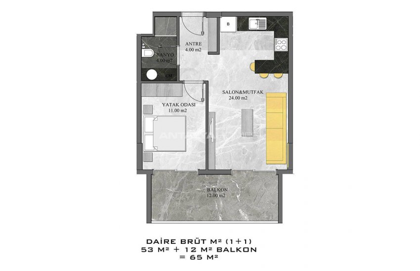 First-class Flats with Sea View in Alanya Mahmutlar 23