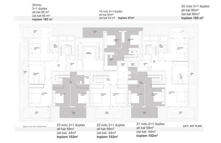 Квартиры в Центре Алании в 300 Метрах от Пляжа Клеопатры 8
