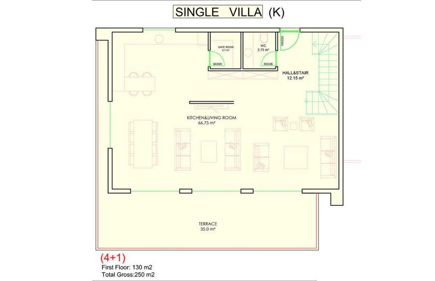 Sea View Alanya Villas with Private Pool and Garden 19