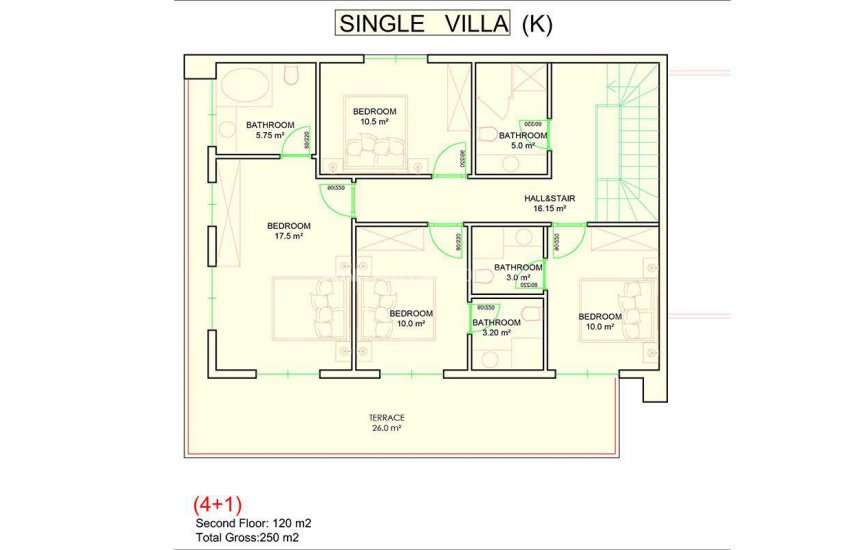 Sea View Alanya Villas with Private Pool and Garden 20