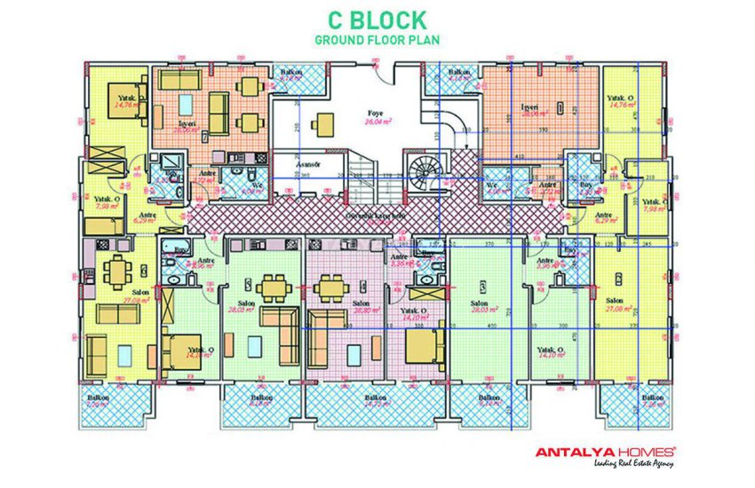 High-quality Flats with Rich Social Activity Options in Alanya 29