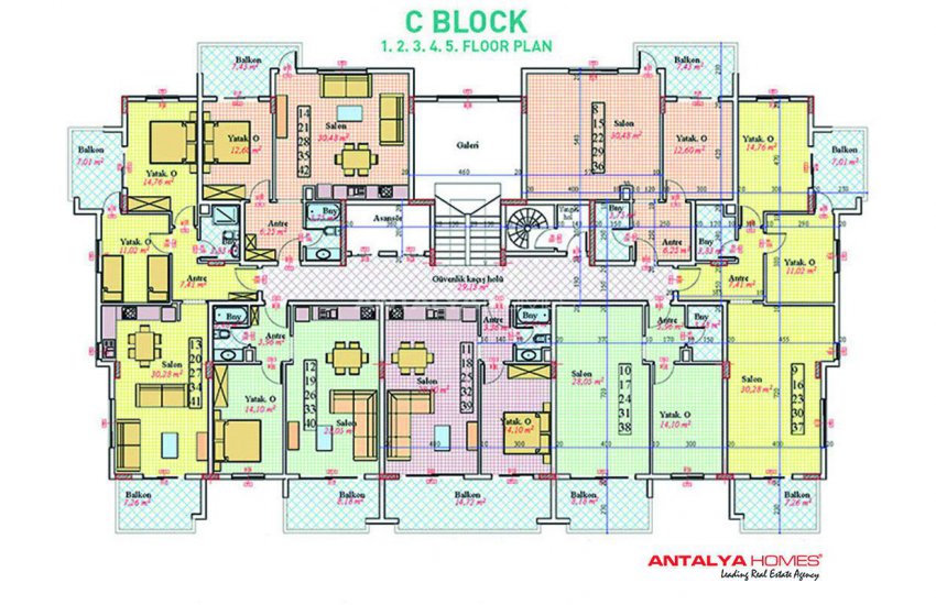 High-quality Flats with Rich Social Activity Options in Alanya 30