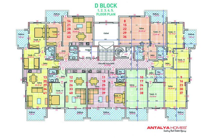 High-quality Flats with Rich Social Activity Options in Alanya 34