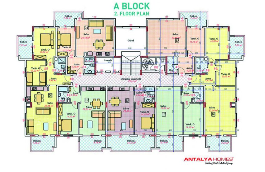 High-quality Flats with Rich Social Activity Options in Alanya 19