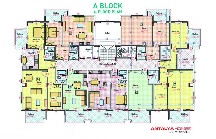 High-quality Flats with Rich Social Activity Options in Alanya 21