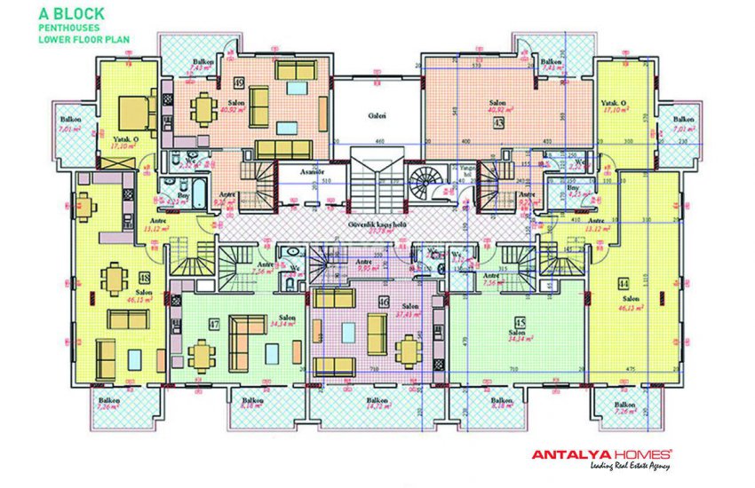 High-quality Flats with Rich Social Activity Options in Alanya 23