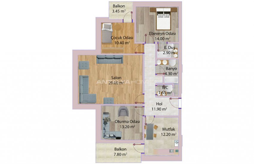 Vastgoed In Antalya Met Panoramisch Uitzicht Op Zee 38