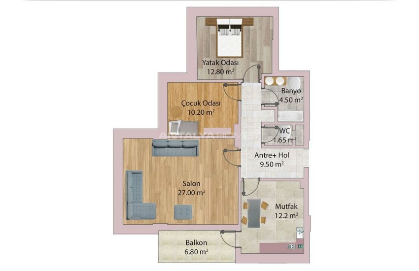 Vastgoed In Antalya Met Panoramisch Uitzicht Op Zee 37