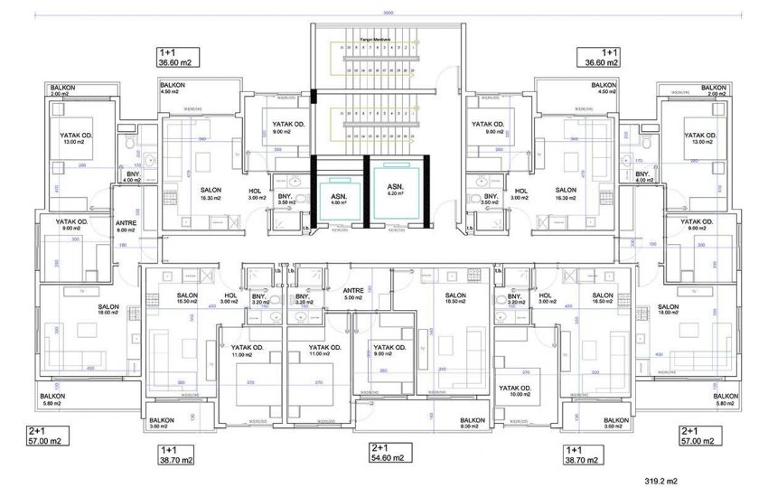 Flats with Remarkable Sea and Mountain Views in Alanya 38