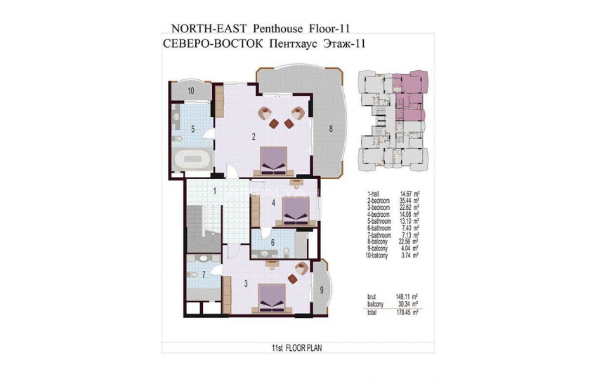 High Quality Apartments 100 Mt to the Beach in Mahmutlar 40