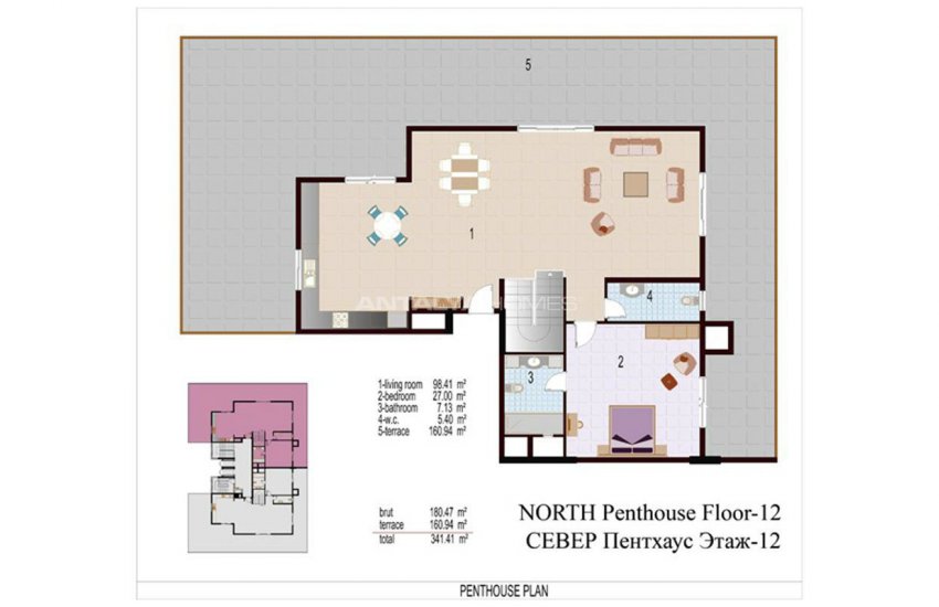 High Quality Apartments 100 Mt to the Beach in Mahmutlar 41