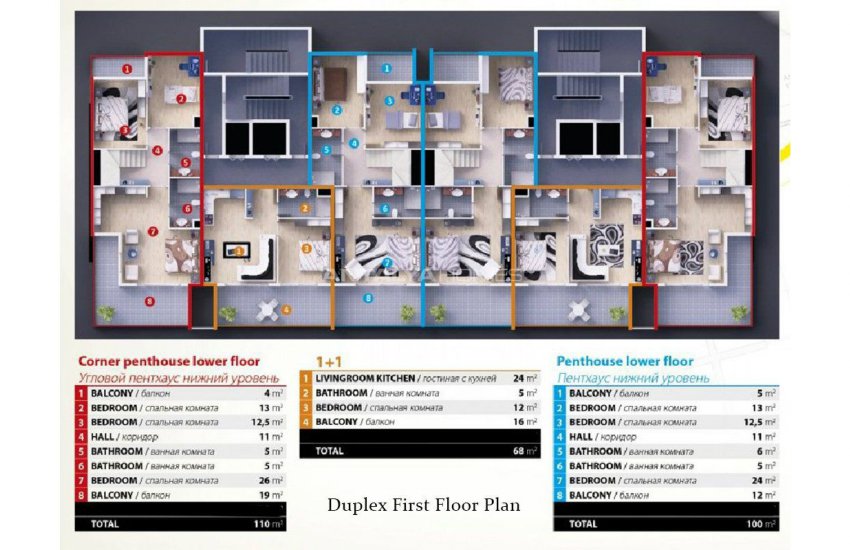 Bekväm Fastighet Med Privat Strand I Alanya 42