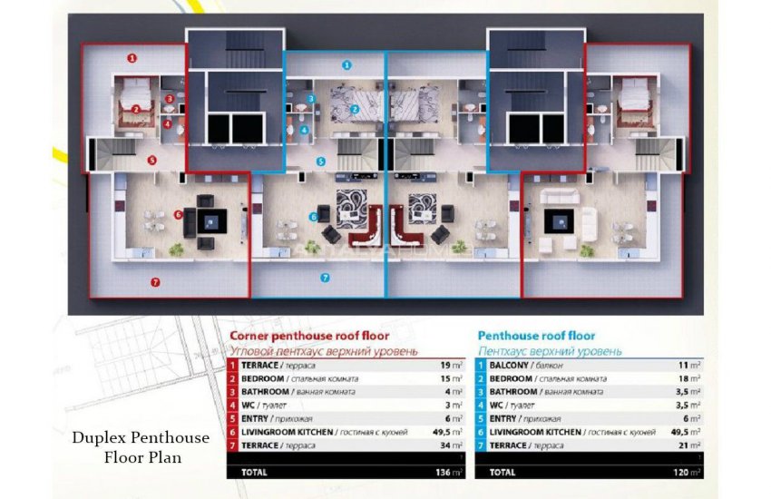 Bekväm Fastighet Med Privat Strand I Alanya 43