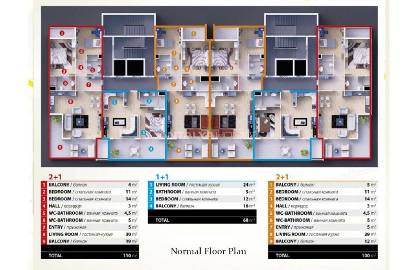 Bekväm Fastighet Med Privat Strand I Alanya 41