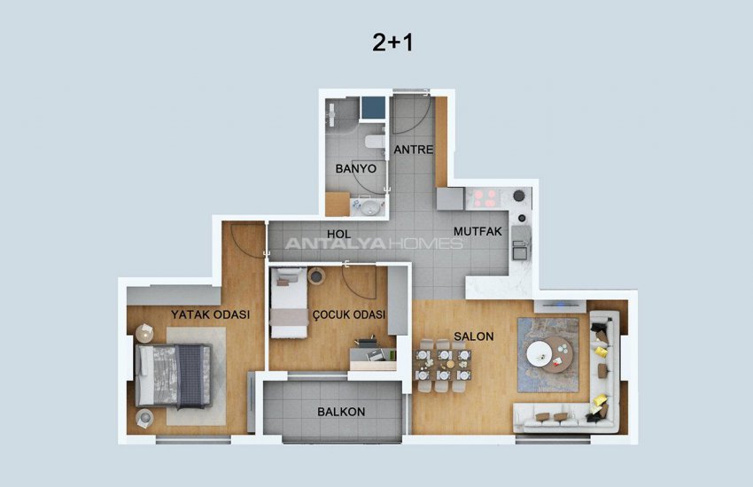 Antalya Kepez’de Akıllı Ev Teknolojisine Sahip Kaliteli Daireler 47