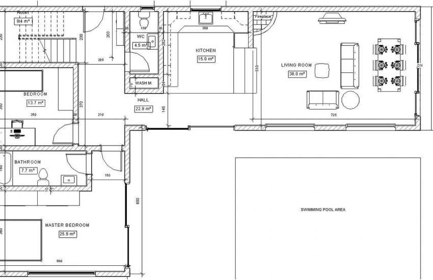 Villa Futuristique Avec Piscine À Belek Antalya 36