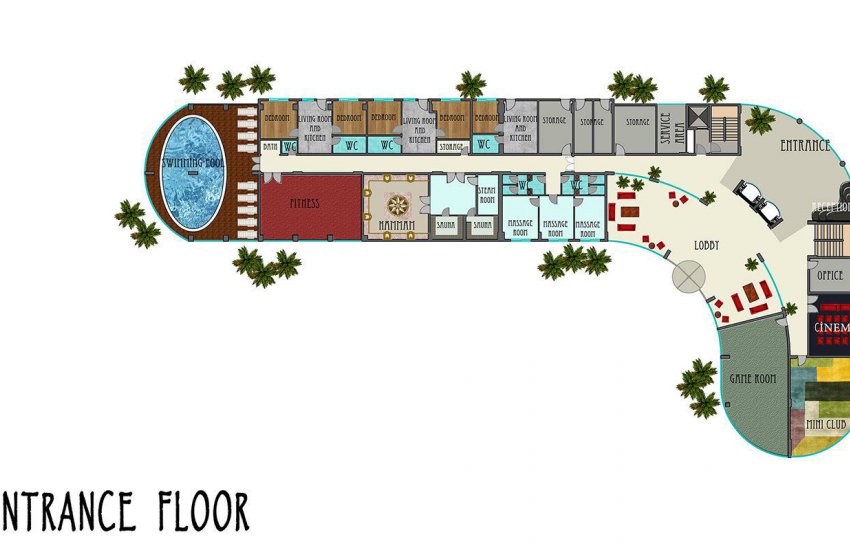 Hotel Concept Properties with Sea View in Alanya Mahmutlar 37