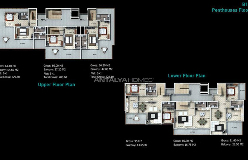 Luxurious Villas with High-quality Materials in Antalya Alanya 65