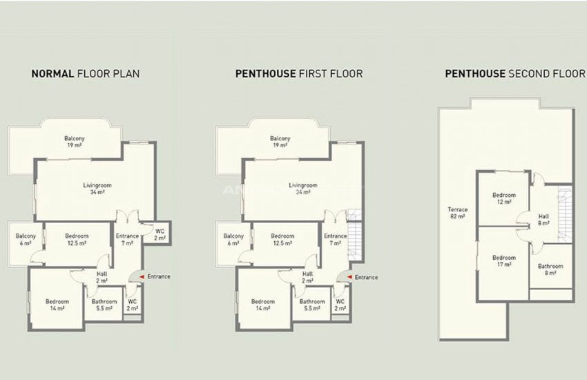 Alanya Tosmur'da Denize Yakın Site İçinde Lüks Daireler 43
