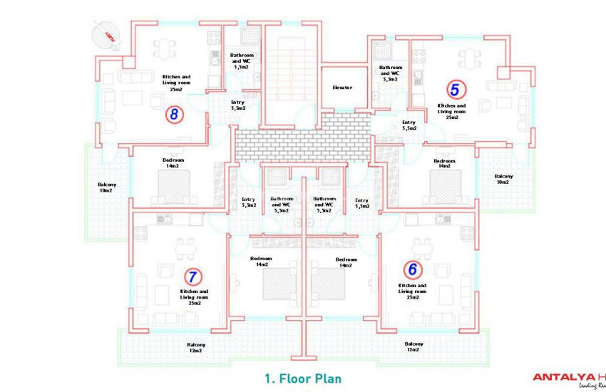 Affordable Apartments Close to the Beach in Alanya 22