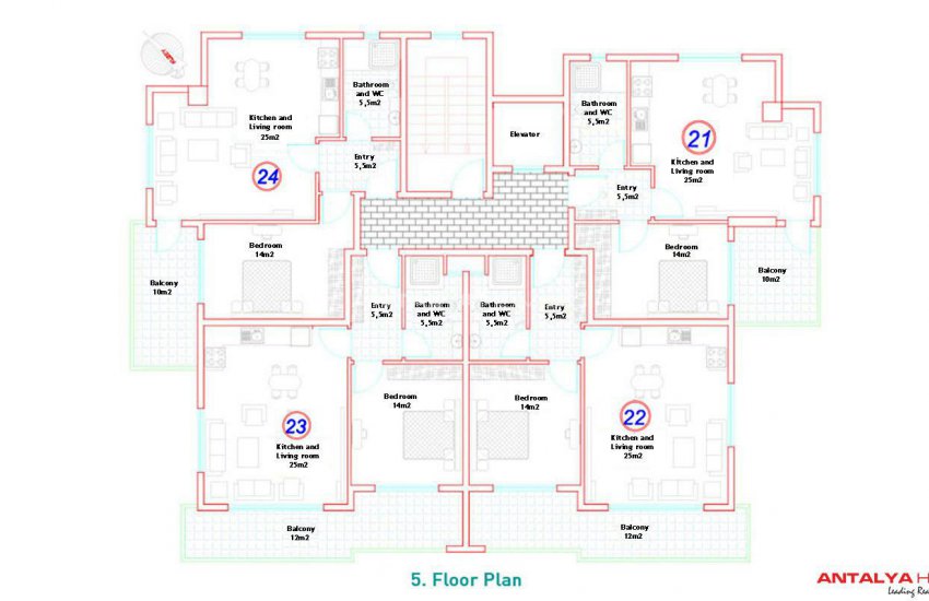 Affordable Apartments Close to the Beach in Alanya 26