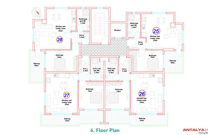 Affordable Apartments Close to the Beach in Alanya 27