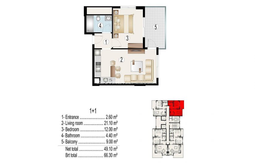 Centrally Located Apartments for Sale in Alanya Turkey 21