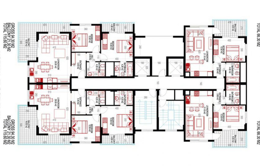 Centrally Located Apartments for Sale in Alanya Turkey 17