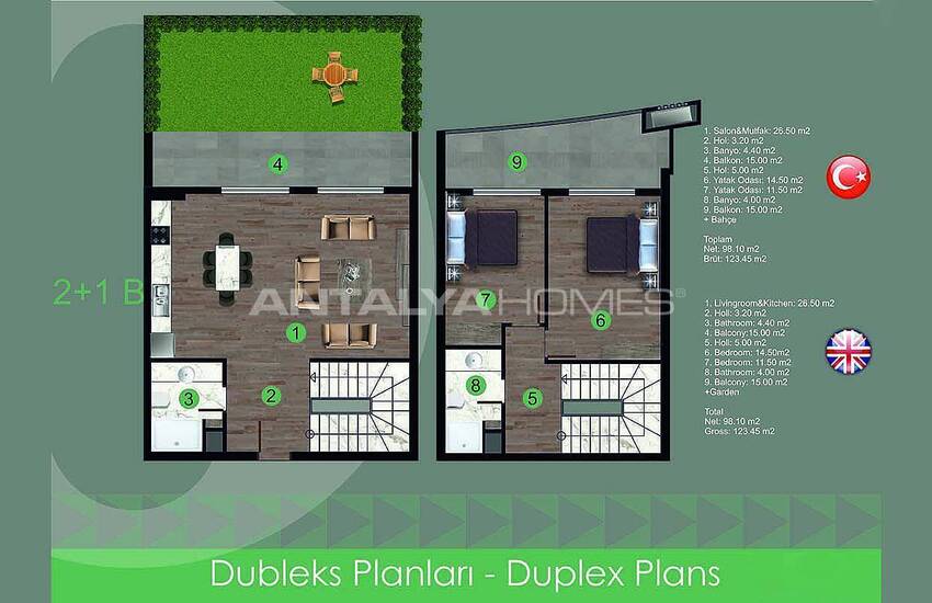 Centrally Located Alanya Apartments in Oba with Sea View 72