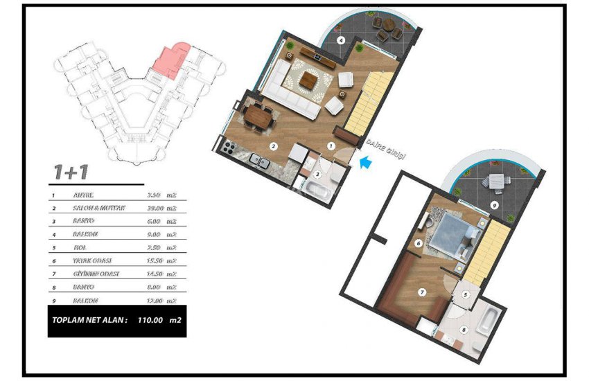 Appartementen Met Prachtig Uitzicht Op De Natuur In Alanya 42
