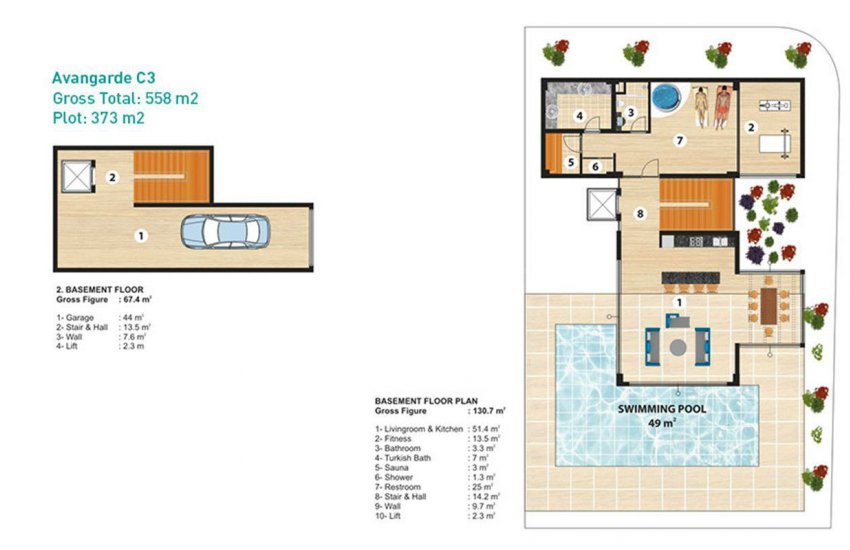 Sea View Detached Villas in Alanya 38