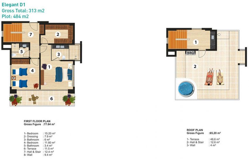 Sea View Detached Villas in Alanya 40