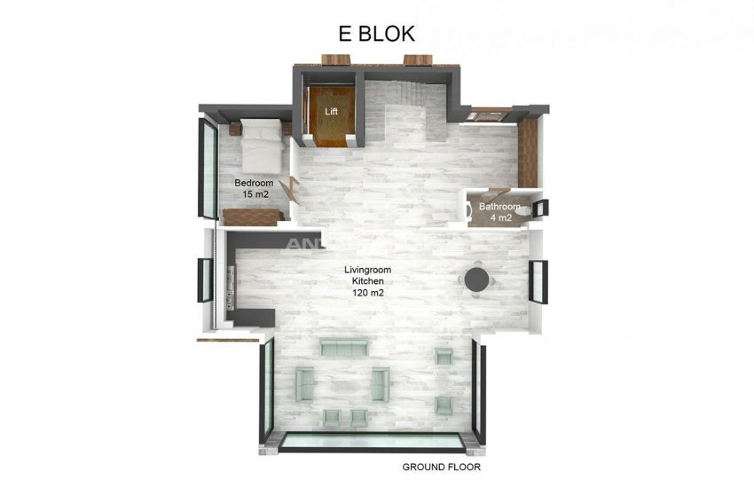 Zeezicht Villa's 600 M Van Strand In Alanya Kargicak 35