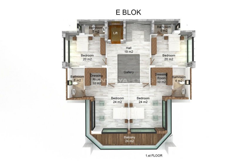 Zeezicht Villa's 600 M Van Strand In Alanya Kargicak 32